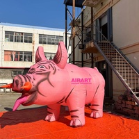 Animaux sexy de ballon géant gonflable de porc avec l'impression