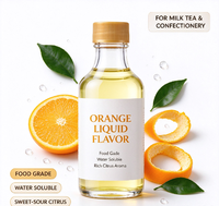 Arôme liquide d'orange de qualité alimentaire, riche, sucré, acidulé, aromatique, soluble dans l'eau, adapté au thé au lait, aux confiseries, etc.