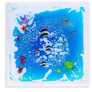 30 CM Listo para Enviar 6 Piezas de Baldosas Líquidas Sensoriales para Piso con Diseño de Animales para Aliviar el Estrés y la Educación Sensorial para Niños Autistas - Product Image 2