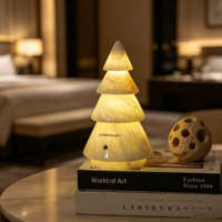 Lampe de table de luxe en albâtre pour Noël, décoration de villa, appartement, majlis, Ramadan, Aïd, fêtes de fin d'année