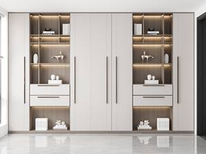 Grande armoire double autoportante moderne de luxe, ensemble complet pour chambre à coucher et salon, miroir, tiroir, porte-manteau, <span class=keywords><strong>dressing</strong></span> - Product Image 1