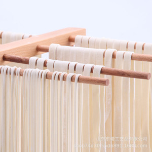 ชั้นวางเส้นก๋วยเตี๋ยวไม้ 4 ชั้น แบบพับได้ สำหรับแขวนบนโต๊ะในครัว - Product Image 4