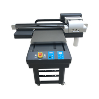 Pencetak UV 6090 Flatbed XP600 Inkjet Digital Cetak PVC Kulit Kaca Akrilik A1 A2 A3
