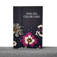 OEM 60/80/120/180/216 couleurs incrustation d'ongles couleur carte affichage livre vernis à ongles colle couleur affichage carte couleur boîte