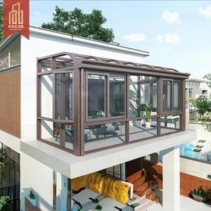 Veranda Autoportante <span class=keywords><strong>in</strong></span> Alluminio per Esterni, Giardino d'Inverno <span class=keywords><strong>in</strong></span> <span class=keywords><strong>Vetro</strong></span> per Patio e <span class=keywords><strong>Balcone</strong></span>, Direttamente dal Produttore - Product Image 1