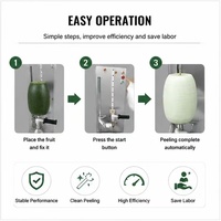 Automatische fruitenschilmachine, commerciële multifunctionele schiller voor watermeloen, pompoen, wintermeloen, Hami-meloen, papaya
