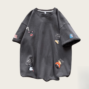 Fabricante de Ropa para <span class=keywords><strong>Hombre</strong></span>, Camiseta con Estampado Gráfico Personalizado, Camiseta de Calle para <span class=keywords><strong>Hombre</strong></span>, Camiseta de Algodón Extra Grande, Nuevo Producto Más Vendido - Product Image 1