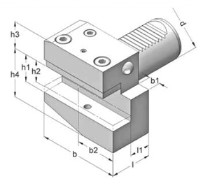 Cvd tráng CNC din69880 din69881 VDI điều khiển công cụ chủ B1/B2/B3/B4/C1/C2/C3/E1/E2/E3/E4 vdi30 vdi40 công cụ chuyển - Product Image 4