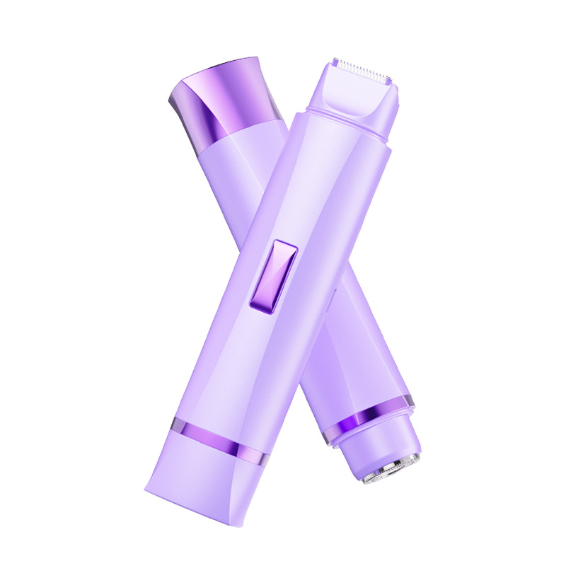Rasoir double tête violet dégradé (humide et sec)