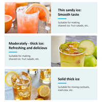Máquina de hielo Lanxin, cubitos de hielo grandes comerciales, barra de té de la leche, máquina de hielo cuadrada completamente automática, olla caliente, café, mariscos