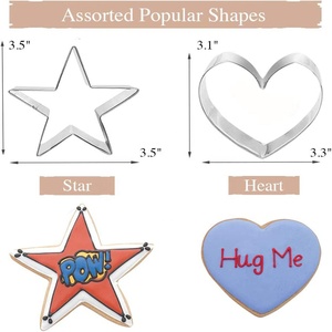 Mickey & Minnie Chuột Unicorn khủng long trái tim sao thép không gỉ Cookie cutter - Product Image 2