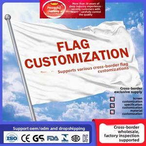 Banderas Promocionales X1228 de Gran Tamaño 6x10 pies, Banderas Personalizadas de Todos los Países, Banderas Nacionales - Product Image 3