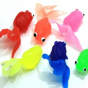 Accessoires de décoration intérieure, poissons en résine en silicone 3D néon en plastique, poissons gommeux, cabochons, bricolage, bijoux kawaii, pendentifs, porte-clés - Product Image 6