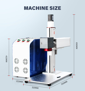 Nouvelle machine de gravure laser à fibre pour métal, pierre, caoutchouc et plastique avec marquage laser profond 2.5D - Product Image 3