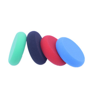 Éponges de cirage circulaires Weiyuan pour le nettoyage automobile et le revêtement céramique – Bleu, Rouge, Noir, Vert - Product Image 4