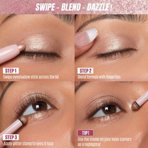 อายแชโดว์แบบแมทท์สีธรรมชาติแวววาวสองด้านพร้อมฉลากส่วนตัวกำหนดโลโก้เอง - Product Image 5