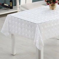 Nappe de table décorative imprimée en EVA RNPT, texture élégante, imperméable, résistante aux rayures, protection pour salle à manger