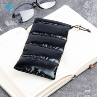 Nouvelle mode 2025, pochette à lunettes de soleil en PU de luxe Michelin, texture personnalisée, logo personnalisé, vente en gros, plusieurs couleurs