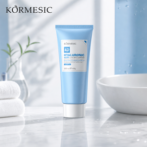 KORMESIC Certificado por Bpom, Marca Privada, 100g, Limpiador Facial con Ácido Hialurónico 4D de Bajo pH, Limpiador Facial Iluminador, Espuma Limpiadora Suave - Product Image 2