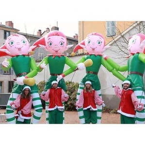 2024 nouveaux événements de carnaval défilé costume de marionnette de <span class=keywords><strong>clown</strong></span> gonflable <span class=keywords><strong>clown</strong></span> de marche gonflable pour la performance des adultes - Product Image 5