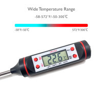 Termometer Makanan Digital Lonnmeter TP101 Bacaan Instan Tahan Air Bahan Stainless Steel Food Grade OEM Dapat Disesuaikan