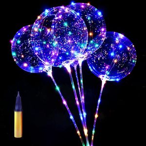 ลูกโป่ง TPU แบบเป่าลมเรืองแสงสำหรับงานแต่งงานและคริสต์มาส พร้อมไฟ LED พิมพ์โลโก้ตามสั่ง สำหรับงานปาร์ตี้เด็ก - Product Image 1