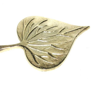 Luxury Modern New Fancy Design Gold Leaf Metal Coasters 5mm Eco-Friendly Superior Quality Coffee <b>Table</b> Decor - Product Image 1