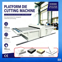 Machine de découpe à plat semi-automatique économique pour carton ondulé