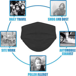 Fabrik OEM Kundenspezifische Kostenlose Probe 3-Lagige Einweg-Vlies-Gesichtsmaske Schmelzgeblasene Modische Mundmaske - Product Image 4