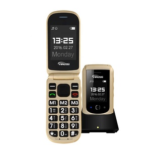 YINGTAI GSM Quad Band Dual SIM Telefone 2.4 "alta qualità grande pulsante Flip anziani telefono <span class=keywords><strong>cellulare</strong></span> sbloccato FM SOS telefono Senior - Product Image 5