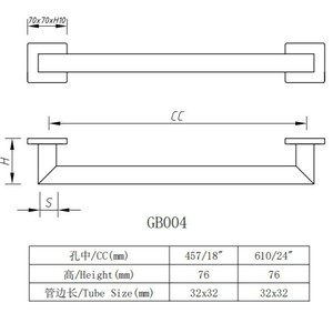 Barra de Apoyo para Baño de Acero Inoxidable Quanta, Antideslizante, Diseño Moderno y Simple, para Inodoro, Seguridad para Personas Mayores, Uso Doméstico - Product Image 2