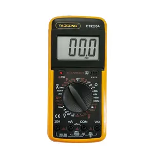 YAOGONG DT9205A multimetro digitale AC/DC tensione corrente digitale intelligente resistenza tasca Multi Tester