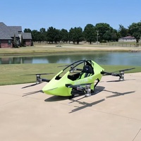 YIVTOL S ZERO, véhicule aérien à une place, positionnement GPS, 50-55 minutes d'autonomie, charge utile nette de 120 kg, voiture volante en fibre de carbone pliable, 4K