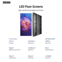 Pantalla Interactiva para Piso, Resistente al Agua IP65, de Alta Capacidad de Carga, Cartel Digital, Pantalla XR Brillante e Inmersiva para Escenarios de Baile
