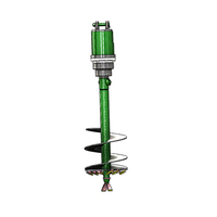 Rainbow Machinery Chine Mini-excavatrice économique à moteur, accessoire de forage de trous de poteaux, tarière de 6 tonnes, adaptée