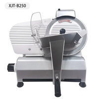 Machine à découper la viande, lame en acier au carbone chromé, trancheuse commerciale pour charcuterie, fromage, jambon / hachoir