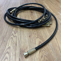 Coltri 1.2 mètres long7/16-20 aux deux extrémités Pompe de gonflage UNF Tuyau de gonflage pour compresseur haute pression