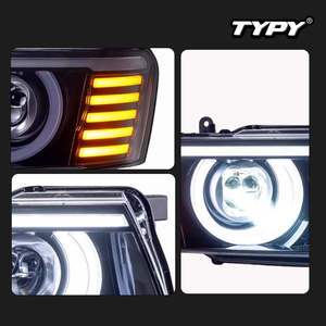 Kit de conversion de phares TYPY pour Patrol Y61 (2005-2022) avec lentille laser LED 12V DRL - Nouveau 6000K - Product Image 2