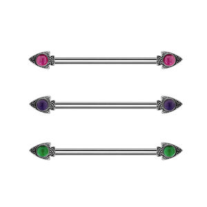 Boucle d'<span class=keywords><strong>oreille</strong></span> en titane en acier inoxydable, petit clou, <span class=keywords><strong>Piercing</strong></span> <span class=keywords><strong>industriel</strong></span>, meilleur <span class=keywords><strong>prix</strong></span> - Product Image 2