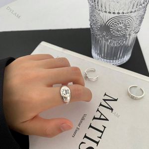 Dylam Women <b>Bear</b> Ring 925 Sterling Silver Solid Sterling Silver Plated <b>Bear</b> <b>Cute</b> Wrap Ring Adjustable Finger Band <b>Cute</b> Jewelry - Product Image 2