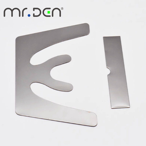 Mr.Den Acero inoxidable Dental Oclusal Maxilar Casting Jaw Fox Plane Plate Aleación de aluminio Laboratorio dental - Product Image 3