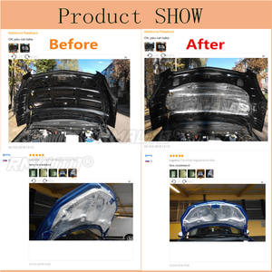 Mat de phonocuration pour voiture de 15 pieds carrés, isolation phonique pour capot moteur, pare-feu, maintien au chaud, autocollant en mousse d'aluminium - Product Image 3