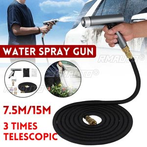 Manguera de Jardín Extensible de 7.5M/15M, Manguera de Agua Mágica Expandible de Alta Presión, Pistola de Agua para Lavado de Autos, Manguera para Limpieza en Exteriores, Riego por Goteo - Product Image 3