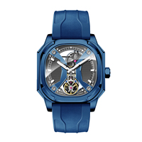 Montres mécaniques squelette pour hommes, style sportif moto, nouveau design OEM/ODM, tourbillon volant, lumineuses et étanches