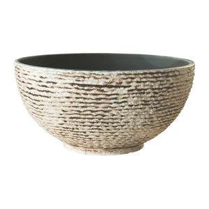 Bol de jardin léger en pierre de résine, finition pierre, grand pot pour lotus, nénuphar - Product Image 1