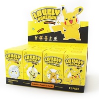Lot de figurines d'action Pikachu en boîte mystère authentiques pour fans de Pokémon, décorations de voiture et ornements de bureau