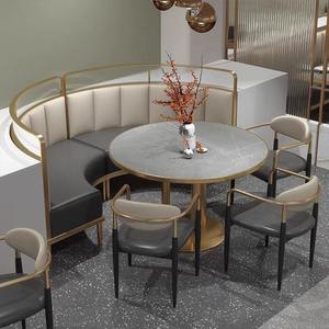 Set da pranzo di lusso leggero realizzati in fabbrica a buon mercato e durevole in legno in metallo sedie da caffè tavoli in vendita - Product Image 4