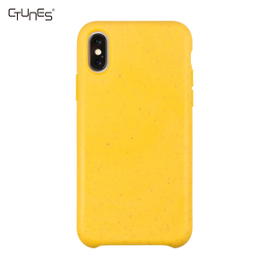 Precio de fábrica personalizada Biodegradable colgador de Anti-arañazos de paja de trigo SmartPhone caso para IPhone X/Xr/Xs. - Product Image 3