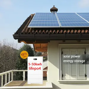 Stackable Modular 10kwh 15kwh 20kwh 10kw Hybrid Off Grid Solar Power Energy Storage System Low Voltage Lifepo4 Stacked Battery