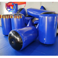 Búnker inflable speedball juegos de obstáculos para adultos fabricante de búnkeres inflables de paintball, paintball objetivo inflable